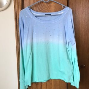 Green and blue  Sweatshirt